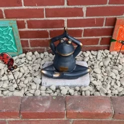 Northlight 12" Yoga Frog In Prayer Position Outdoor Garden Statue -Art Wall Deals Store GUEST 41731c7c 0f9f 4723 b7e2 fbb74f95dace