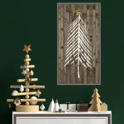 14" X 26" Wooded Whimsy I Tree By Grace Popp Framed Canvas Wall Art - Amanti Art -Art Wall Deals Store GUEST 43d52acf 833f 422f 948c 09a1f135732d