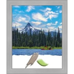 Amanti Art Vista Brushed Nickel Narrow Picture Frame 20 Amanti Art Vista Brushed Nickel Narrow Picture Frame -Art Wall Deals Store GUEST 4446d576 e1db 40cf 9f7c 59dc0b0cc135