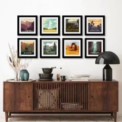 Retro National Parks - 8 Piece Gallery Art Print Set By Anderson Design Group -Art Wall Deals Store GUEST 445cae4c 99b4 46f1 bd60 fcba6a06db6a