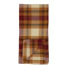 Saro Lifestyle Plaid Napkin, 20" Square, Rust (Set Of 4)