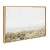 23" X 33" Sylvie East Beach Framed Canvas By Amy Peterson Natural - Kate & Laurel All Things Decor