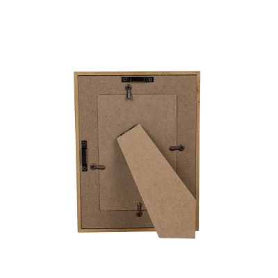 4X6 Inch Floral Picture Frame Tan Fabric Framed In Wood With MDF & Glass By Foreside Home & Garden 4 4X6 Inch Floral Picture Frame Tan Fabric Framed In Wood With MDF & Glass By Foreside Home & Garden - Image 4