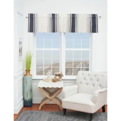C&F Home Nantucket Stripes Valance Set Of 2
