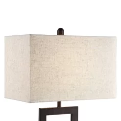 360 Lighting Todd Modern Table Lamp 30" Tall Bronze Rectangular With USB And AC Power Outlet In Base Oatmeal Fabric Shade For Living Room Office House 13 360 Lighting Todd Modern Table Lamp 30" Tall Bronze Rectangular With USB And AC Power Outlet In Base Oatmeal Fabric Shade For Living Room Office House -Art Wall Deals Store GUEST 4e720662 41b0 47dd 8c3c d629fb6b962d
