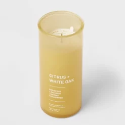 Wellness Jar Citrus And White Oak Candle Yellow - Threshold™ -Art Wall Deals Store GUEST 4f867f15 ed49 4002 b0aa a669af9a9d37