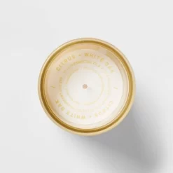 Wellness Jar Citrus And White Oak Candle Yellow - Threshold™ -Art Wall Deals Store GUEST 50baa9e6 91bd 4748 825e 7835625829b3