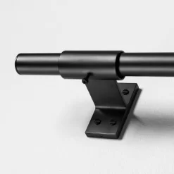 Steel Curtain Rod Matte Black - Hearth & Hand™ With Magnolia -Art Wall Deals Store GUEST 516d66d5 ea02 445f b620 8fe825eac82e