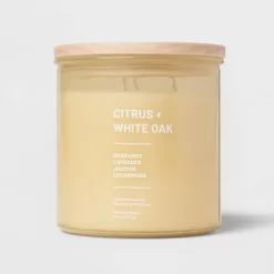 Wellness Jar Citrus And White Oak Candle Yellow - Threshold™ -Art Wall Deals Store GUEST 51de7eb0 bd7c 4e8e b79b 9ae5ec48b1d3