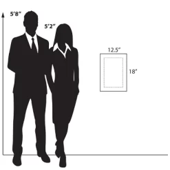 Azar Displays Floating Acrylic Wall Frame With Silver Stand Off Caps: 8.5" X 14" Graphic Size, Overall Frame Size: 12.5" X 18" 17 Azar Displays Floating Acrylic Wall Frame With Silver Stand Off Caps: 8.5" X 14" Graphic Size, Overall Frame Size: 12.5" X 18" -Art Wall Deals Store GUEST 530c7ea5 0065 4bcf be55 4e2824a1d12a