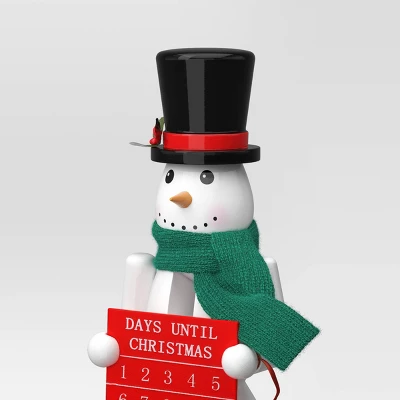 Snowman Countdown Nutcracker Figure - Wondershop™ 2 Snowman Countdown Nutcracker Figure - Wondershop™ - Image 2