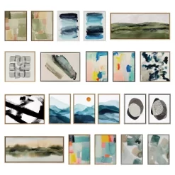 18" X 40" Sylvie Tranquil Meadows Framed Canvas By Amy Lighthall Natural - Kate & Laurel All Things Decor -Art Wall Deals Store GUEST 547cebeb 1cb3 4bf2 a502 6f7f17f18e87