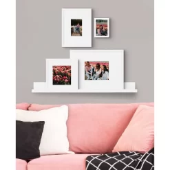 5pc Gallery Frame/Shelf Box Set White - Kate & Laurel All Things Decor -Art Wall Deals Store GUEST 588ac7a5 4252 4df8 8a0d 961619b37e34