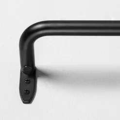 French Return Curtain Rod Matte Black - Hearth & Hand™ With Magnolia -Art Wall Deals Store GUEST 5987b0dc 45b5 499b b3b8 5ff71a48bb8d