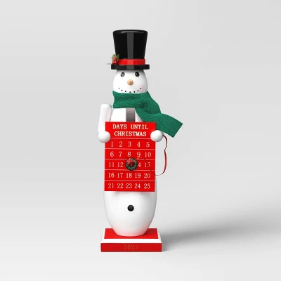 Snowman Countdown Nutcracker Figure - Wondershop™ 3 Snowman Countdown Nutcracker Figure - Wondershop™ - Image 3
