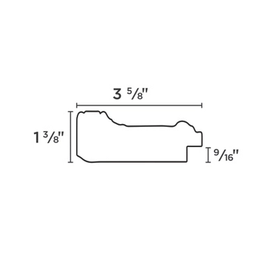 Creative Mark Museum Collection Plein Aire Antique Black W/ Gold Liner Frame 3.5" Wide 5 Creative Mark Museum Collection Plein Aire Antique Black W/ Gold Liner Frame 3.5" Wide - Image 5