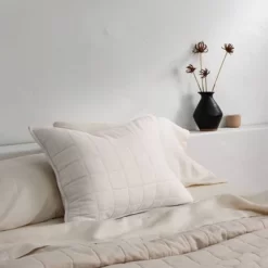 Heavyweight Linen Blend Quilt Pillow Sham - Casaluna™