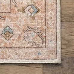 NuLOOM Dawson Machine Washable Distressed Medallion Area Rug -Art Wall Deals Store GUEST 5f063c92 bfdc 46fe 84b1 6017ffb1844c