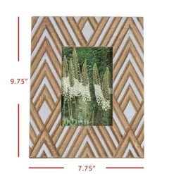 4x6 Inches Gray Wood & Glass Photo Frame - Foreside Home & Garden -Art Wall Deals Store GUEST 5f49c316 38e4 4ac2 aabe ba9351dffd04