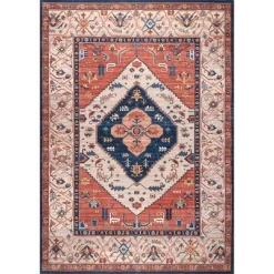 NuLOOM Carolyn Machine Washable Motif Area Rug -Art Wall Deals Store GUEST 5fb49184 4d9c 43de ab2c 6d6776a9ca92
