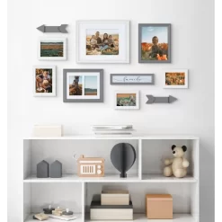 10pc Bordeaux Expressions Frame Box Set Rustic Gray/White - Kate & Laurel All Things Decor -Art Wall Deals Store GUEST 60d00ede 4576 4f5a b713 4a11e610f811