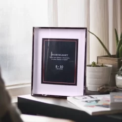 Northlight 14" Contemporary Rectangular 8" X 10" Photo Picture Frame - Silver And Clear