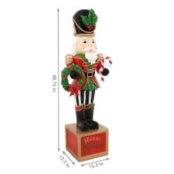 Sunnydaze Decor Sunnydaze Indoor/Outdoor Porch Or Living Room Resin Karl The Christmas Nutcracker Holiday Decorative Statue - 48" -Art Wall Deals Store GUEST 632d549f 17e8 44c5 9120 545274ad5cd7