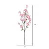 Vickerman 40'' Artificial Pink Cherry Blossom Spray, 3 Per Pack.