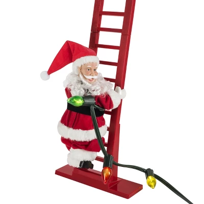 Mr. Christmas Super Climbing Santa Animated Musical Christmas Decoration 2 Mr. Christmas Super Climbing Santa Animated Musical Christmas Decoration - Image 2