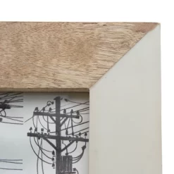 5x7 Inches White Wood, Resin & Glass Photo Frame - Foreside Home & Garden -Art Wall Deals Store GUEST 6b9d39d4 71a8 4e33 b978 84a46439ebd2