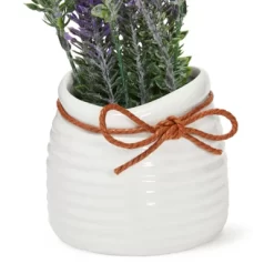 Juvale Artificial Lavender Flowers In Ceramic Vase For Bathroom Decor (9 X 3.3 In) 8 Juvale Artificial Lavender Flowers In Ceramic Vase For Bathroom Decor (9 X 3.3 In) -Art Wall Deals Store GUEST 6bca62b4 2076 473b a45b 8aa889360250