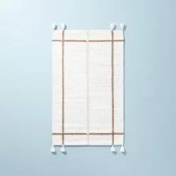 Bold Cross Stripes Tassel Rug Cream/Tan - Hearth & Hand™ With Magnolia 12 Bold Cross Stripes Tassel Rug Cream/Tan - Hearth & Hand™ With Magnolia -Art Wall Deals Store GUEST 6cc8f106 81f2 4c56 a259 7849943cb5a5