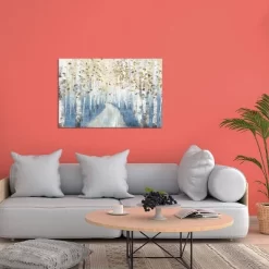 26" X 40" New Path I By Allison Pearce Unframed Wall Canvas - ICanvas