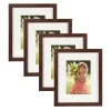 8" X 10" Matted To 5" X 7" Gallery Tabletop Frame Walnut Brown - DesignOvation