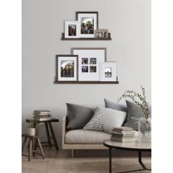 8pc Bordeaux Frame Box Set White/Black/Natural Wood - Kate & Laurel All Things Decor -Art Wall Deals Store GUEST 717eee03 ce05 4e88 9dac 7997f2263be7