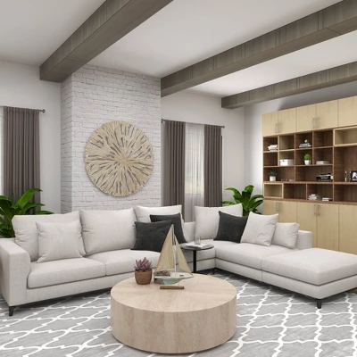 22" X 14" Decorative Coastal Pine Wood And Linen Sailing Boat Sculpture - Olivia & May 9 22" X 14" Decorative Coastal Pine Wood And Linen Sailing Boat Sculpture - Olivia & May - Image 9