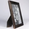 Lawrence Frames 5"W X 7"H Charlotte Weathered Black Wood Picture Frame 745557