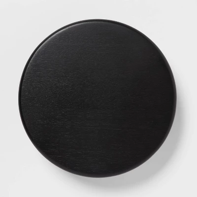 10.9" Acacia Modern Cake Stand Black - Threshold™ 2 10.9" Acacia Modern Cake Stand Black - Threshold™ - Image 2