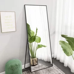 Kohana 64" X 21" Aluminum Alloy Framed Full Length Mirror Wall Mounted Leaning Against The Wall For Bedroom - The Pop Home 25 Kohana 64" X 21" Aluminum Alloy Framed Full Length Mirror Wall Mounted Leaning Against The Wall For Bedroom - The Pop Home -Art Wall Deals Store GUEST 79c12c23 7b05 4729 be5b 65e2abeb39d0