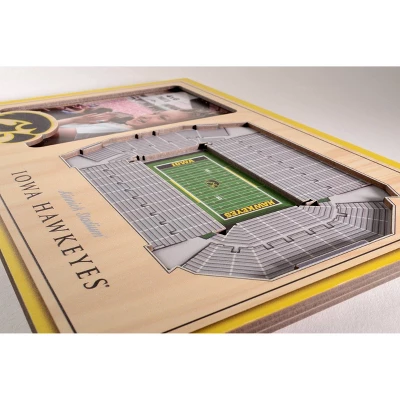4" X 6" NCAA Iowa Hawkeyes 3D StadiumViews Picture Frame 2 4" X 6" NCAA Iowa Hawkeyes 3D StadiumViews Picture Frame - Image 2