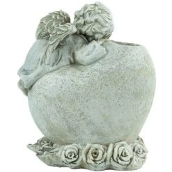 Northlight 6.5" Religious "In Loving Memory" Sleeping Angel Bereavement Outdoor Patio Garden Statue - Gray -Art Wall Deals Store GUEST 844012a4 56f8 461d b6c2 2a0fb9a74711