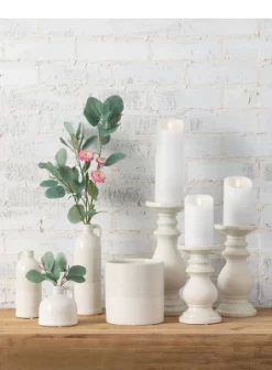 Sullivans Set Of 2 Ceramic Vases 11.75"H & 8.5"H Off-White -Art Wall Deals Store GUEST 8462b970 4a57 481a 8952 0cc4b5306286