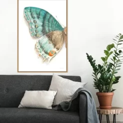 22" X 33" Fragile Wings III By Danhui Nai Framed Canvas Wall Art Light Brown - Amanti Art -Art Wall Deals Store GUEST 848ceda7 363f 4317 b3f9 929502efc450