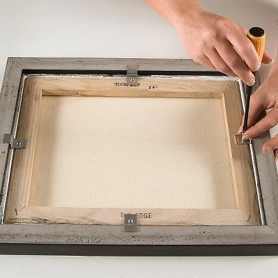 Creative Mark Illusions Floater Frame For 0.75" Depth Stretched Canvas Paintings & Artwork -[Antique Gold 1 Creative Mark Illusions Floater Frame For 0.75" Depth Stretched Canvas Paintings & Artwork -[Antique Gold