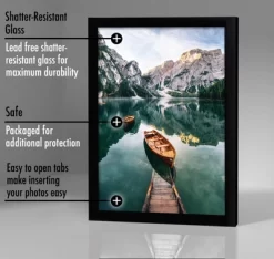 Americanflat Picture Frame With Tempered Shatter-resistant Glass - Available In A Variety Of Sizes And Colors -Art Wall Deals Store GUEST 86d5392e 05f2 470a 92cb 14e7cfc715ea