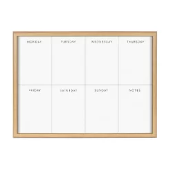 18" X 24" Blake This Week Framed Printed Glass By The Creative Bunch Studio Natural - Kate & Laurel All Things Decor