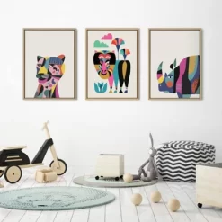 18" X 24" Sylvie Tiger Framed Canvas Wall Art By Rachel Lee Natural - Kate And Laurel 9 18" X 24" Sylvie Tiger Framed Canvas Wall Art By Rachel Lee Natural - Kate And Laurel -Art Wall Deals Store GUEST 88191342 f9bb 48e2 98b6 0d8e7eafc429