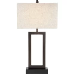 360 Lighting Todd Modern Table Lamp 30" Tall Bronze Rectangular With USB And AC Power Outlet In Base Oatmeal Fabric Shade For Living Room Office House 15 360 Lighting Todd Modern Table Lamp 30" Tall Bronze Rectangular With USB And AC Power Outlet In Base Oatmeal Fabric Shade For Living Room Office House -Art Wall Deals Store GUEST 88c48b35 5866 4ecf 989b 2effcd69a98c