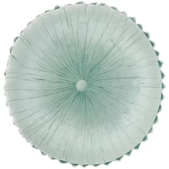 Sofia Pin Tuck Velvet Round Floor Cushion - Mina Victory -Art Wall Deals Store GUEST 8b64698b 0353 4b3d 93b1 99989ee5fd64