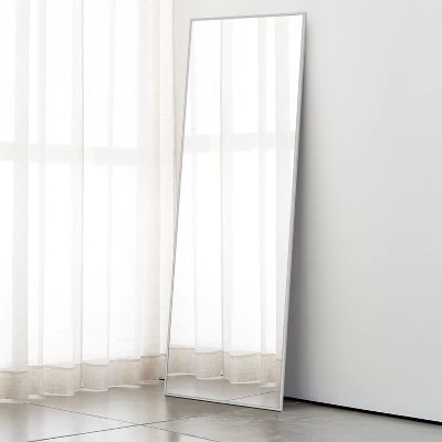 Kohana 64" X 21" Aluminum Alloy Framed Full Length Mirror Wall Mounted Leaning Against The Wall For Bedroom - The Pop Home 5 Kohana 64" X 21" Aluminum Alloy Framed Full Length Mirror Wall Mounted Leaning Against The Wall For Bedroom - The Pop Home - Image 5